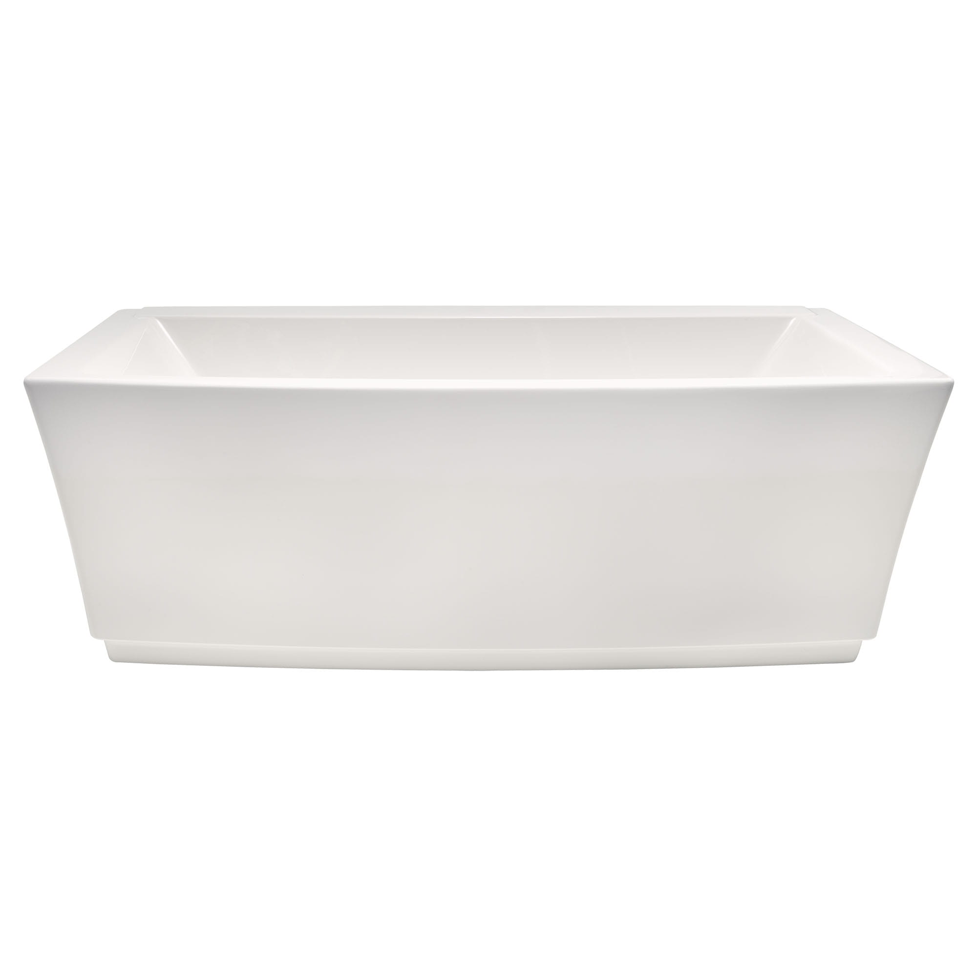 Townsend 68 x 36 Inch Freestanding Bathtub Center Drain With Integrated Overflow WHITE